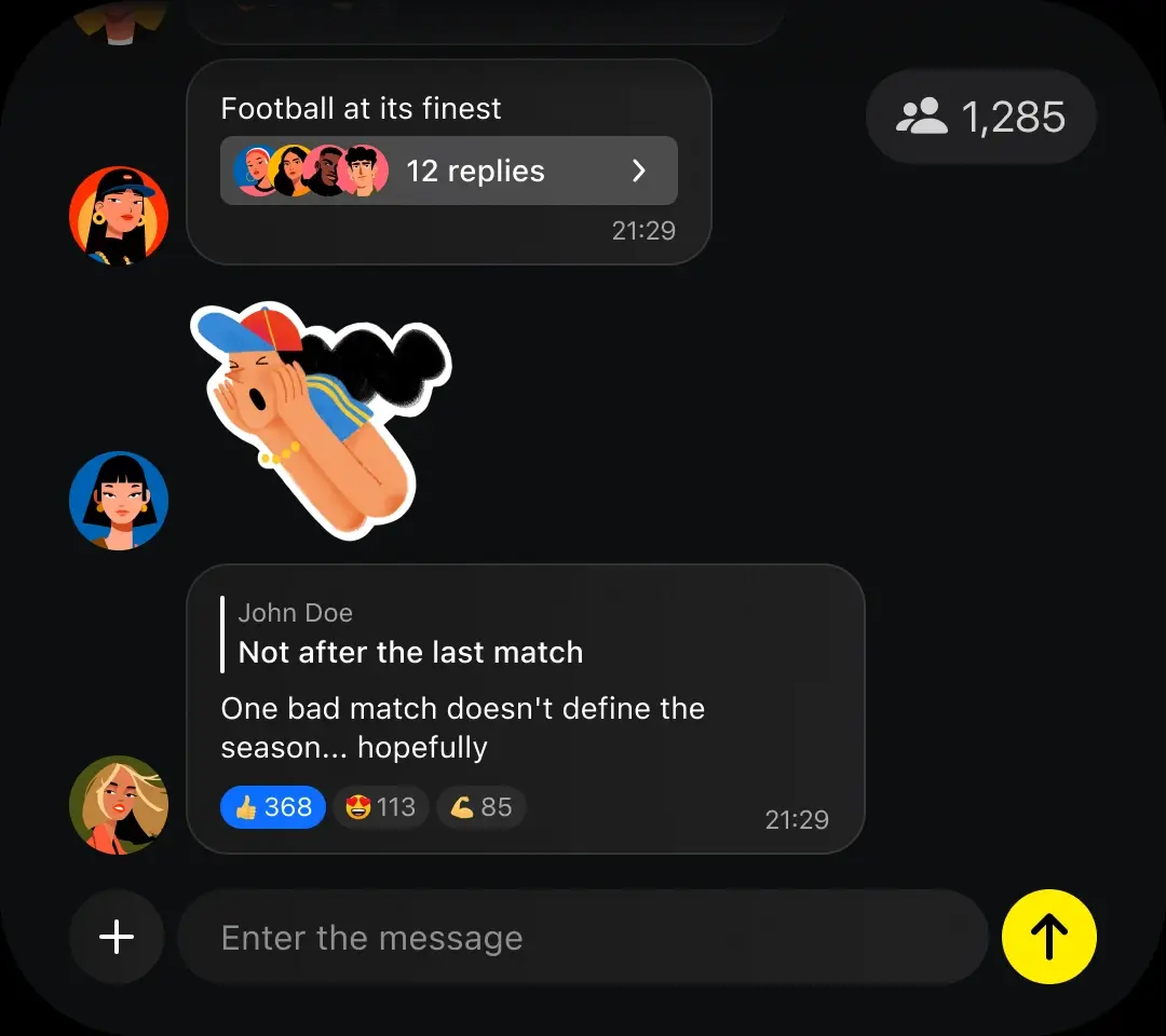 Community chats
