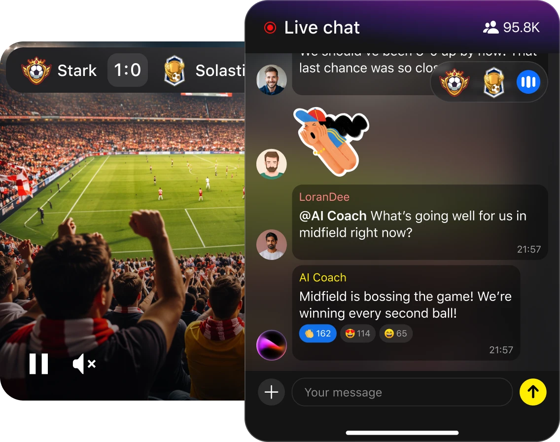 Public chat interaction
